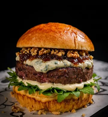 Hamburguesa All Blue de Impala Burger & Wings