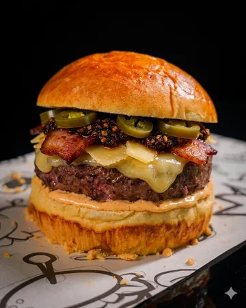 Hamburguesa El Diablo de Impala Burger & Wings